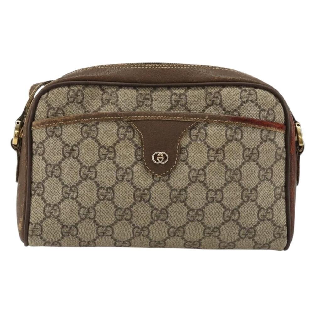 Gucci GG Supreme Shoulder Bag Beige